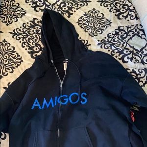 Three Amigos zip up hoodie